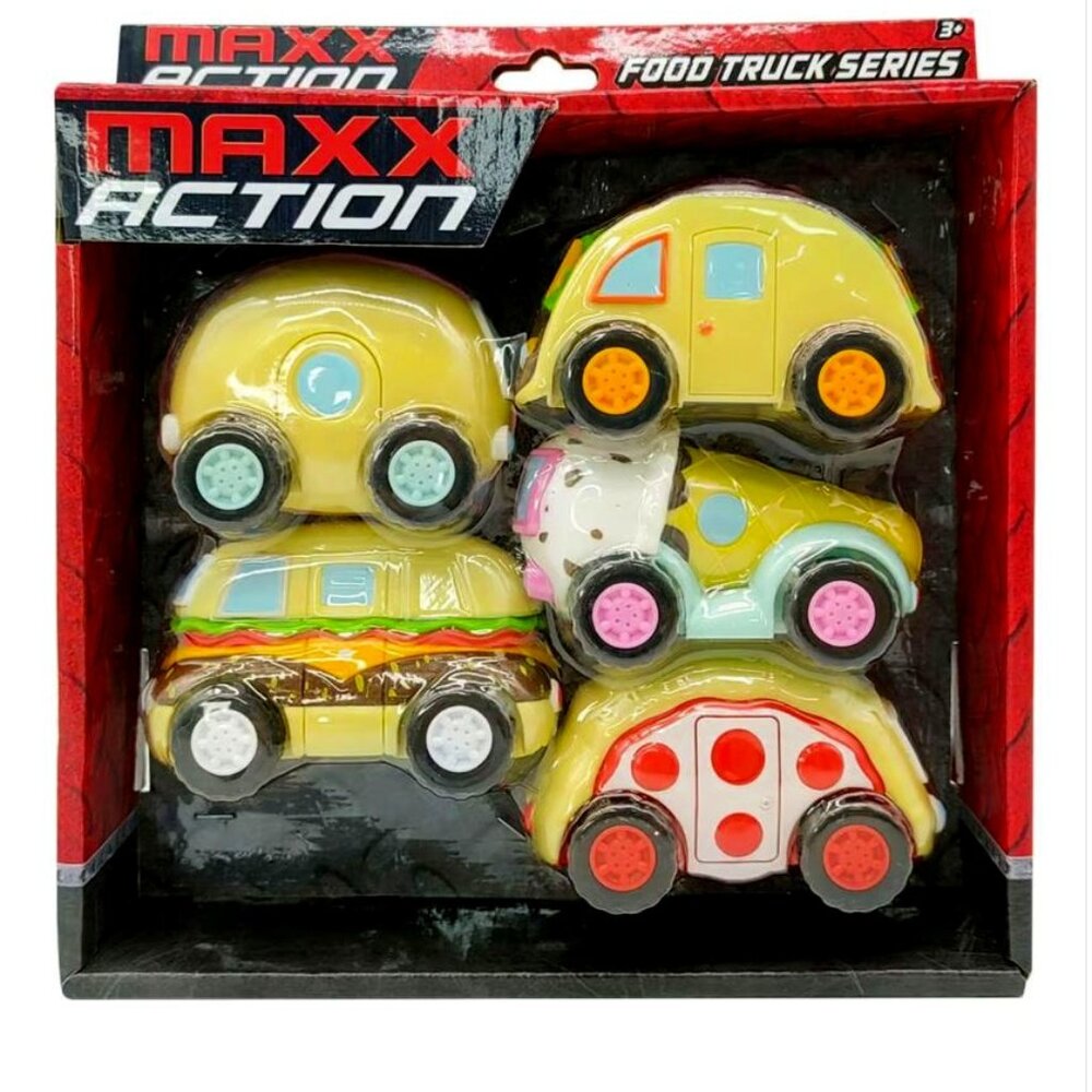 NWT Maxx Action Micro Food Trucks Assorted 5 pc